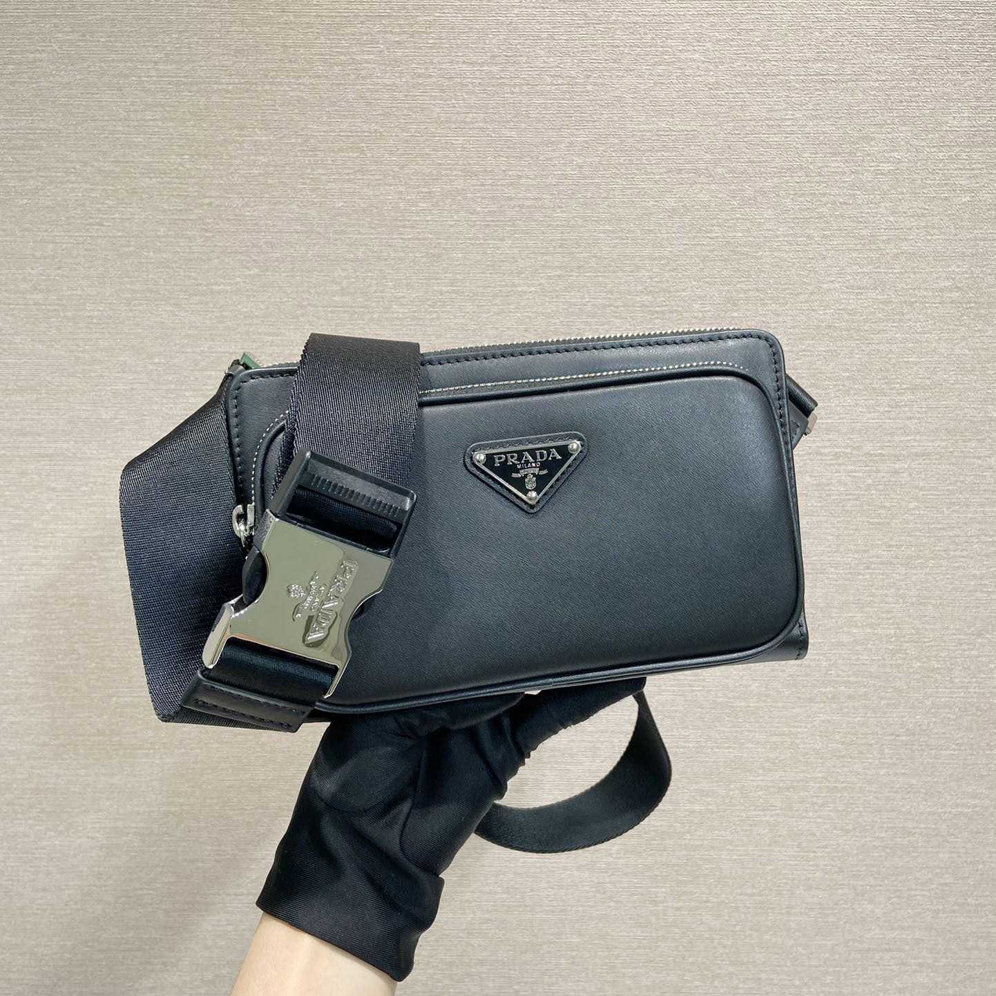 Prada Saffiano Leather Shoulder Bag - 