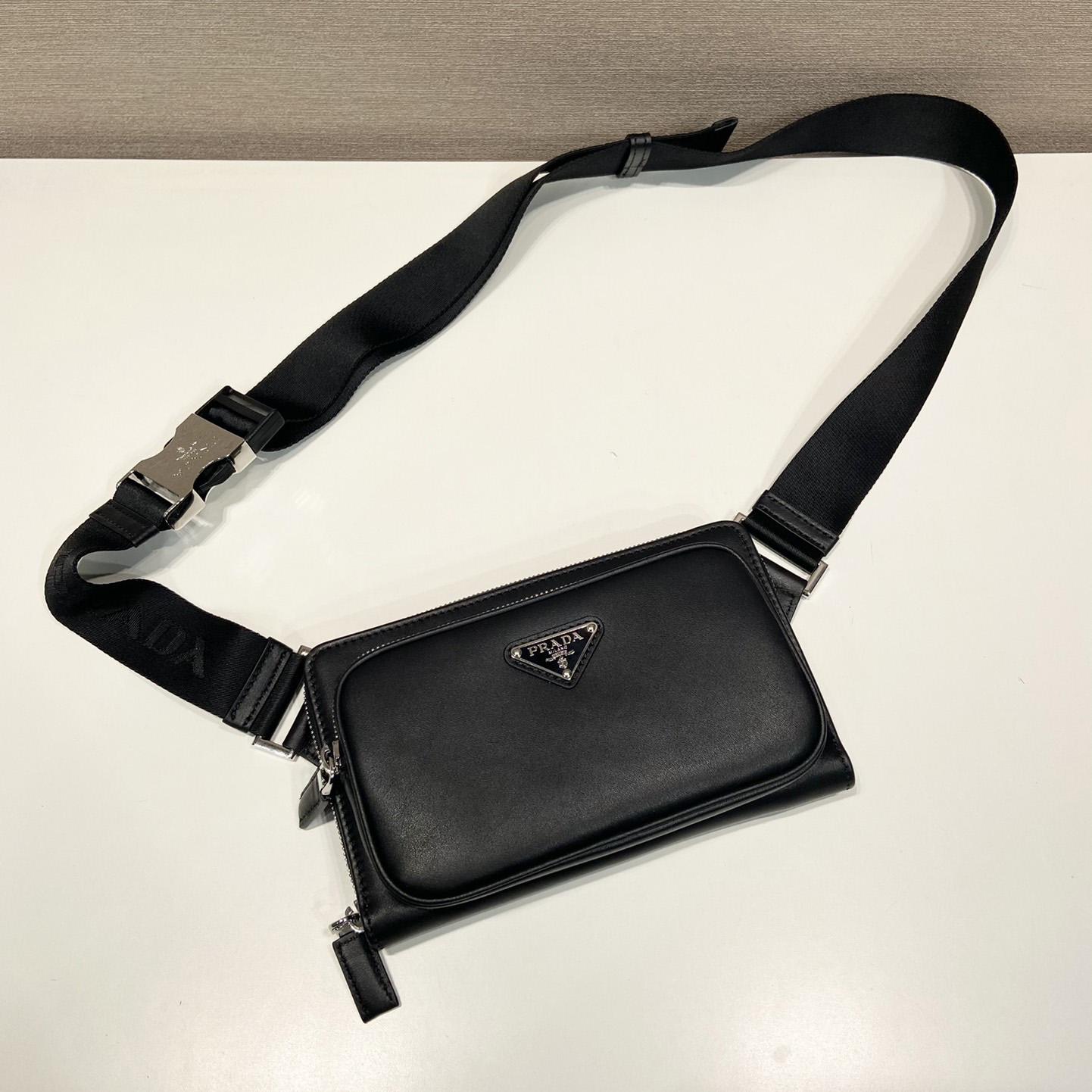 Prada Saffiano Leather Shoulder Bag - 