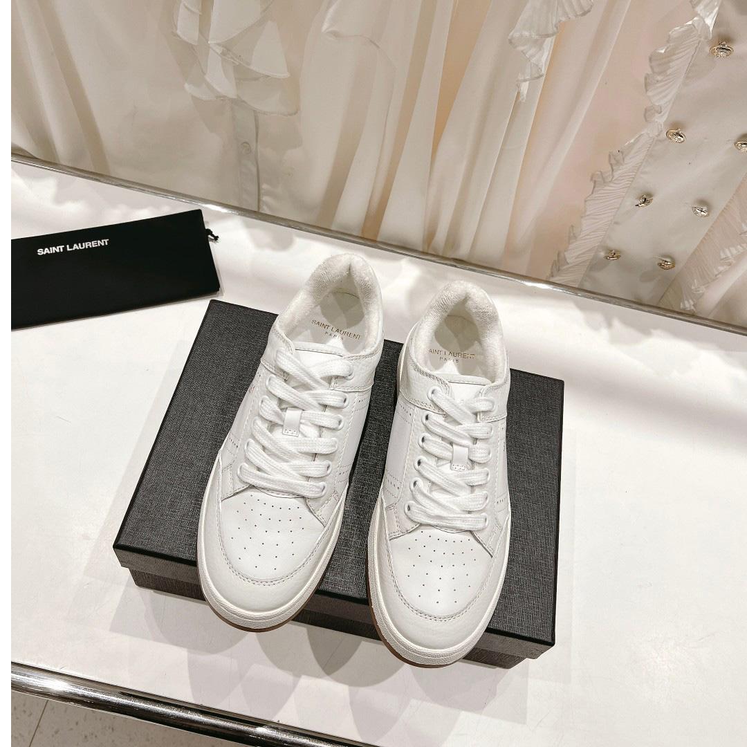 Saint Laurent Low-top Lace-up Sneakers - 