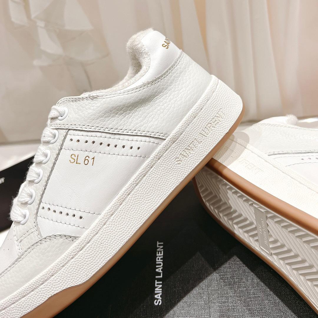 Saint Laurent Low-top Lace-up Sneakers - 