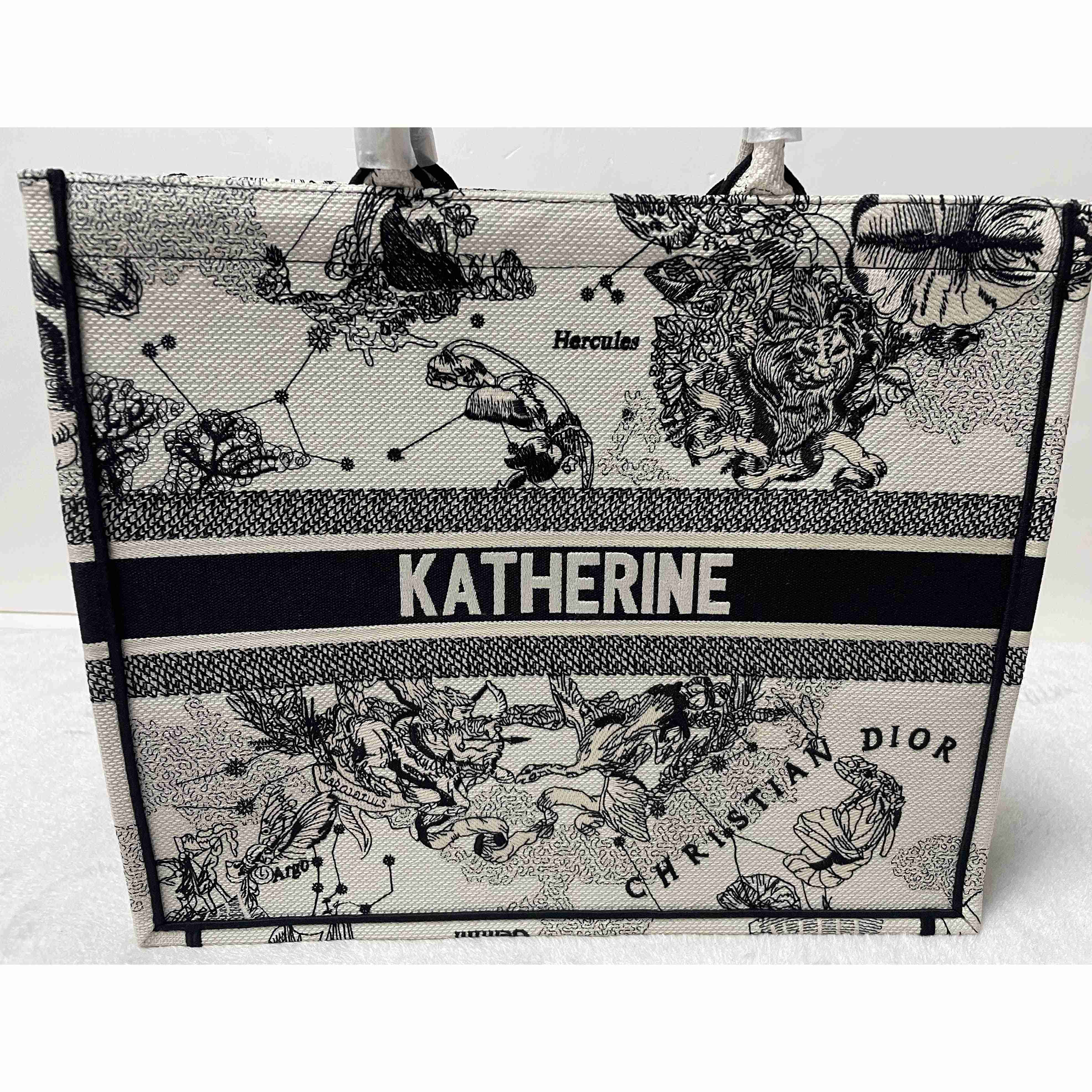 Dior Oblique Embroidered Book Tote(41.5-25-18cm) (50% Off Sale) pb139 - DesignerGu