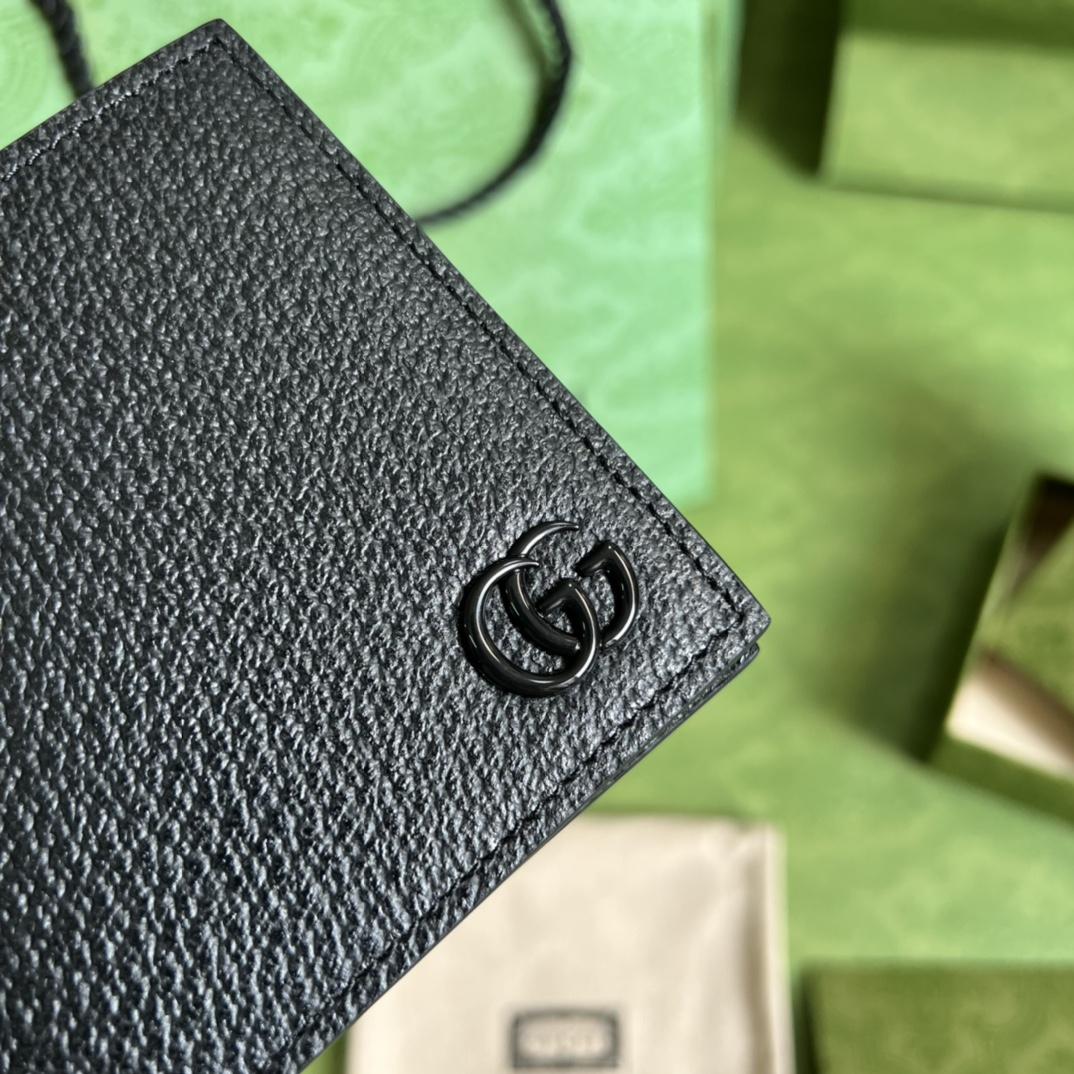 Gucci GG Marmont Leather Bi-fold Wallet - 