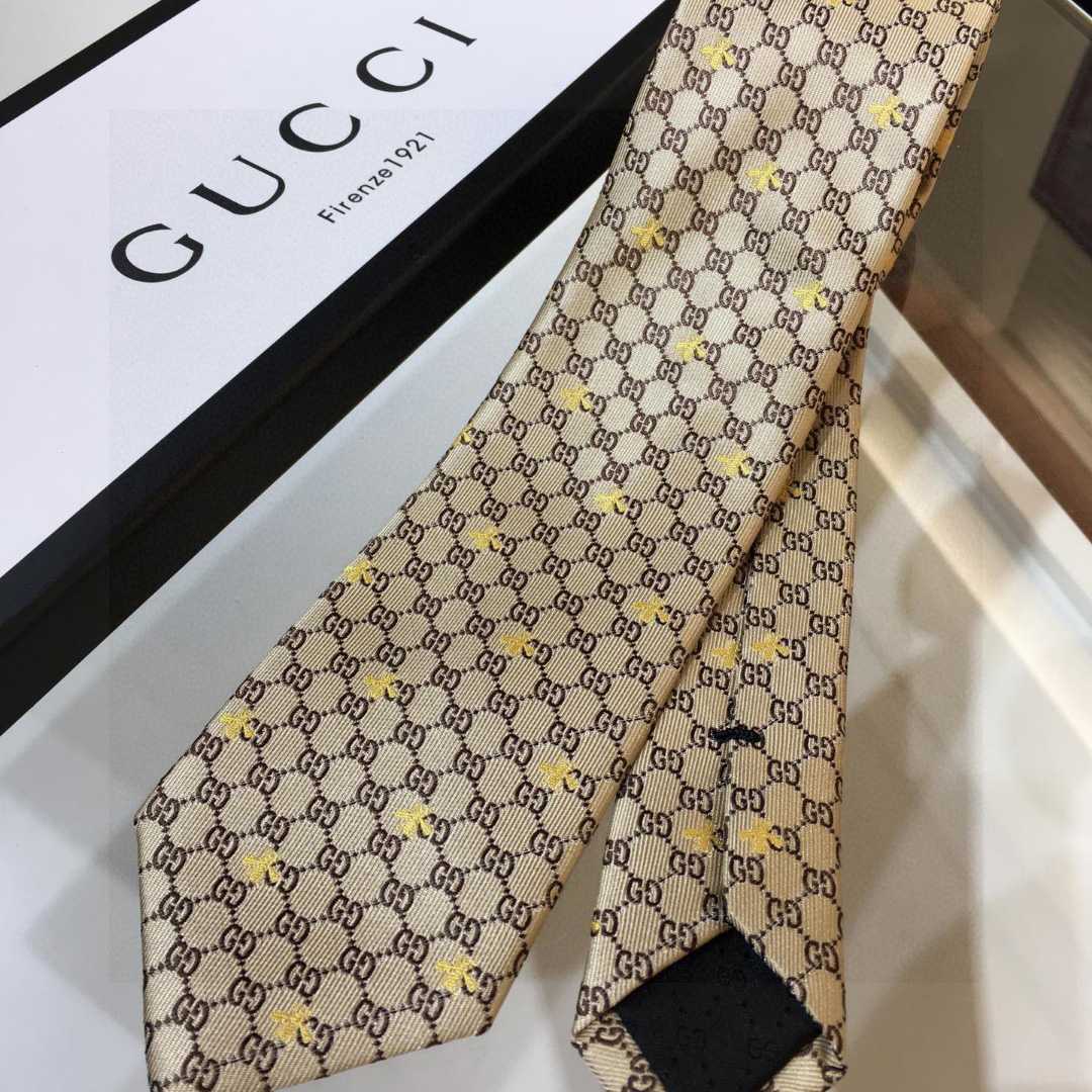 Gucci GG Bees Silk Tie - 