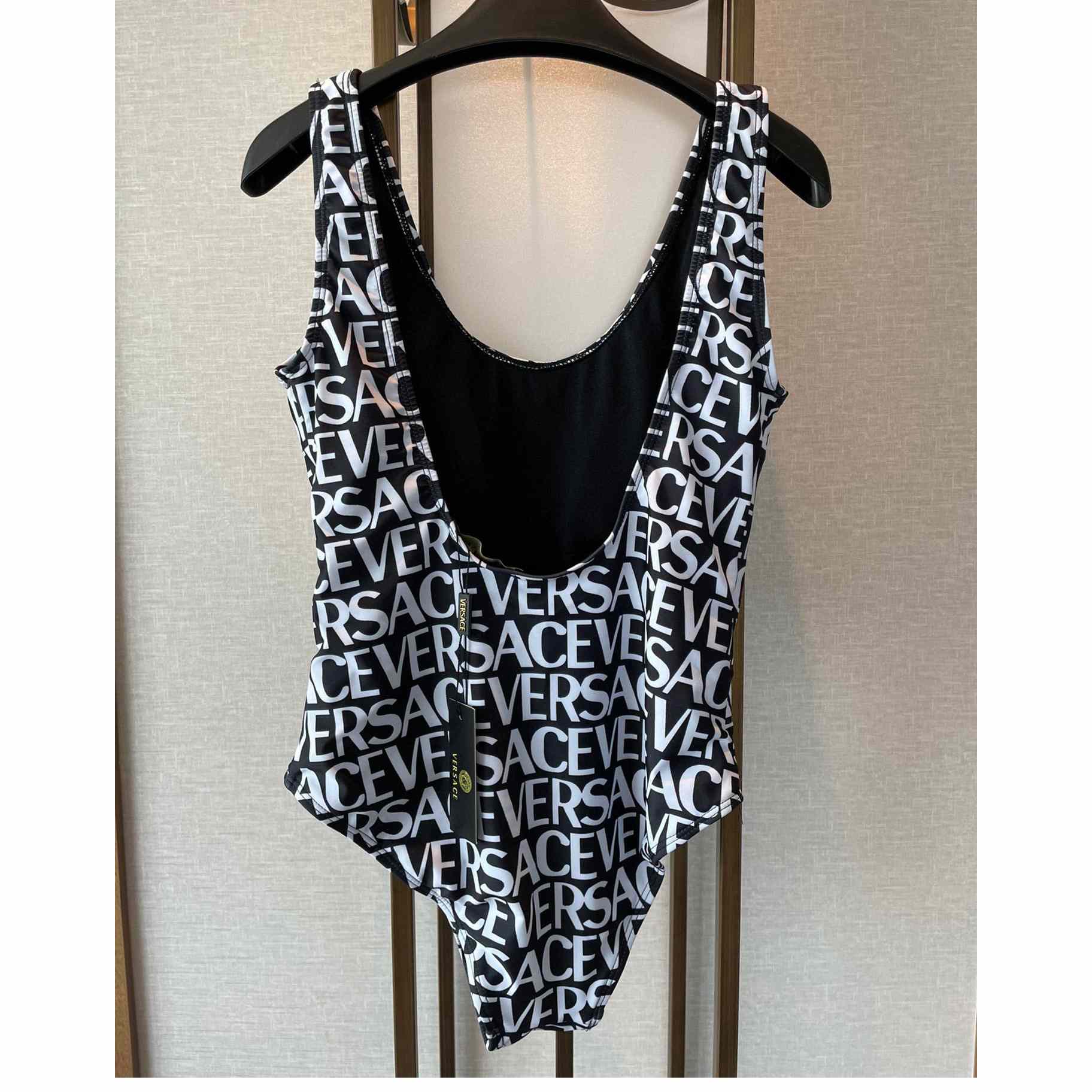 Versace Allover One-Piece Swimsuit - 