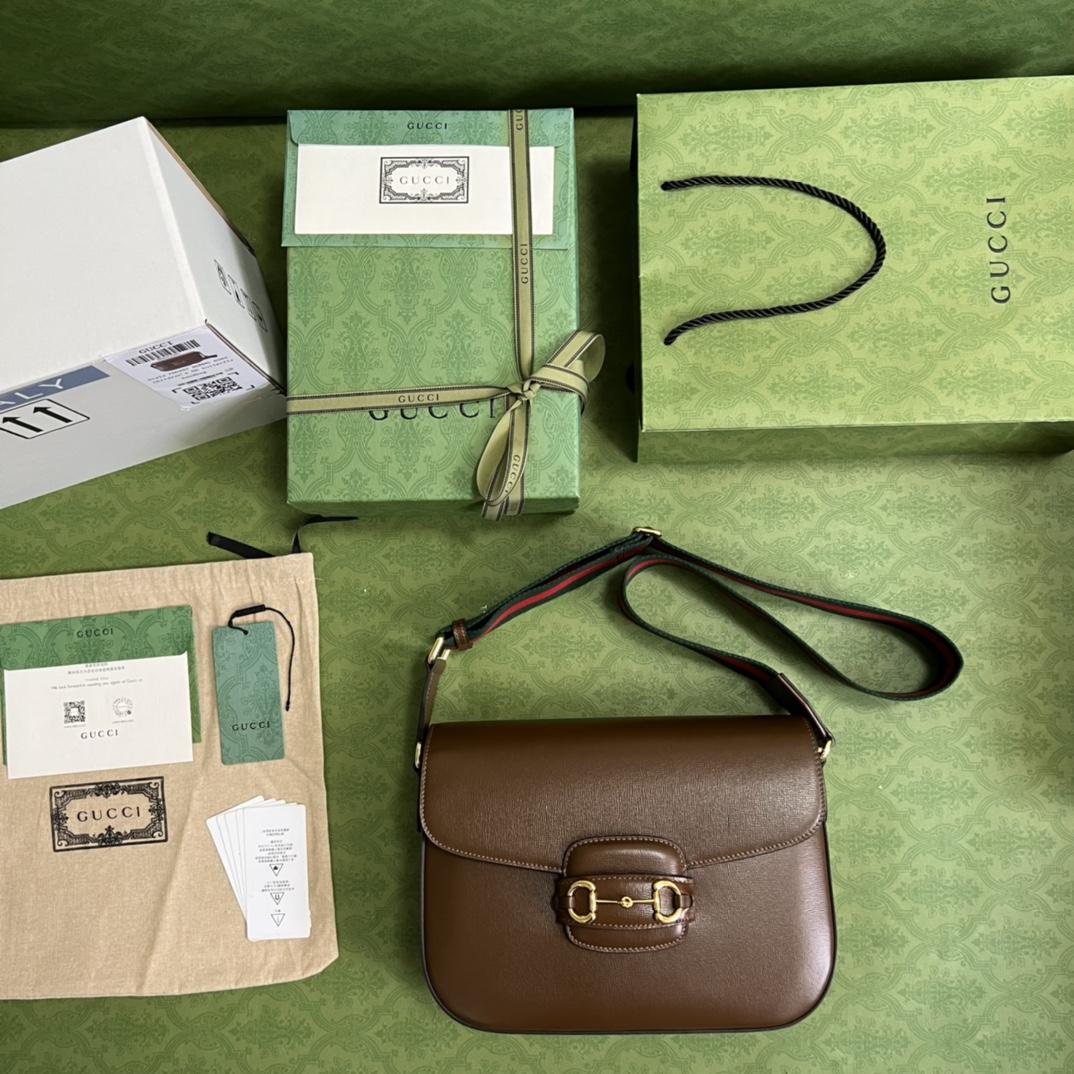 Gucci Horsebit 1955 Mini Bag(30*21*7.5cm)   - 
