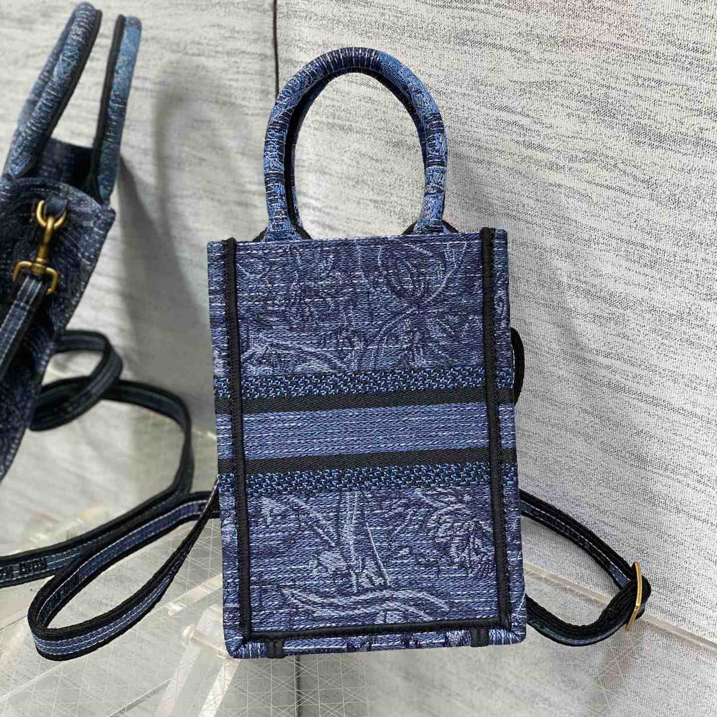 Dior Mini Dior Book Tote Phone Bag - 