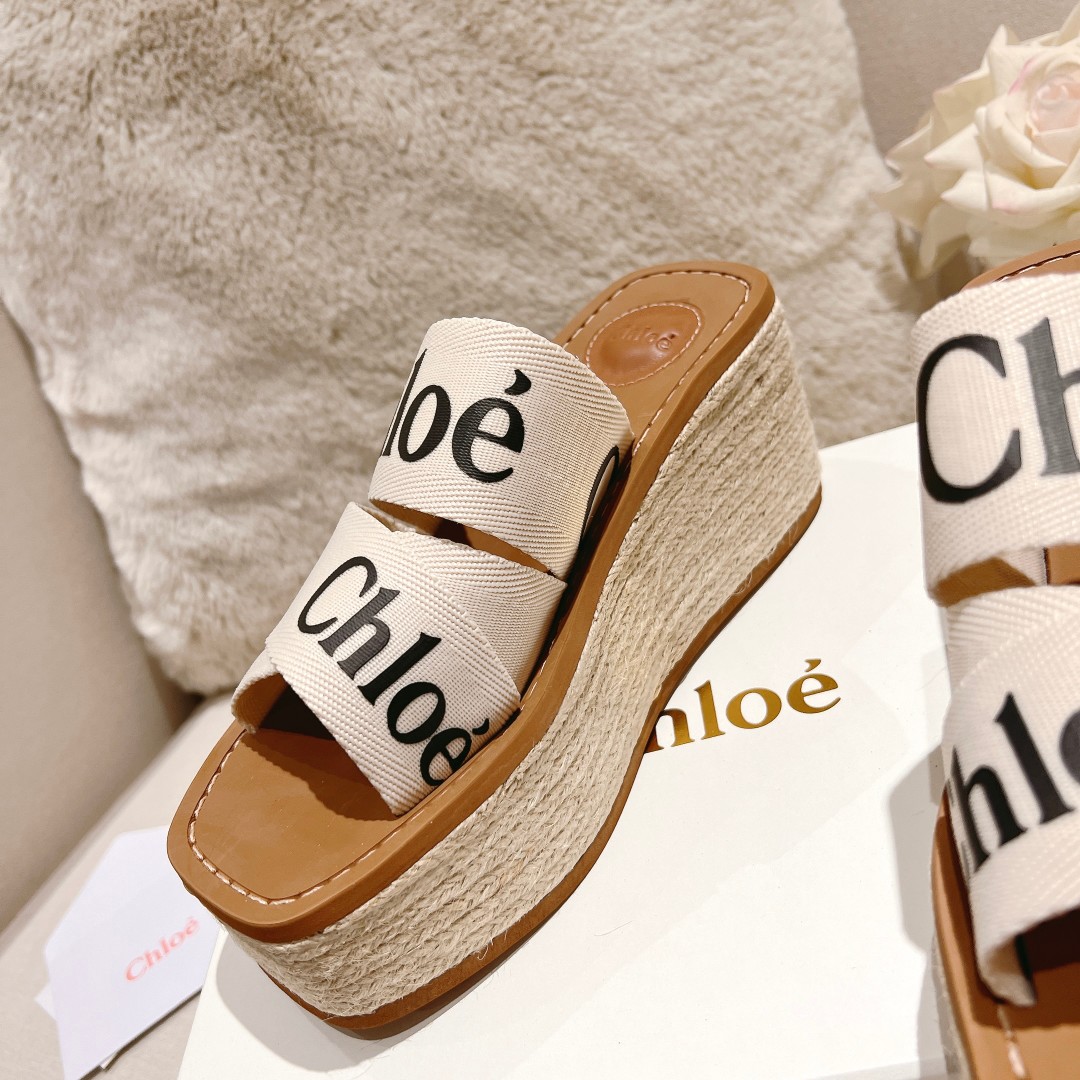 Chloe Woody Wedge Espadrille - 