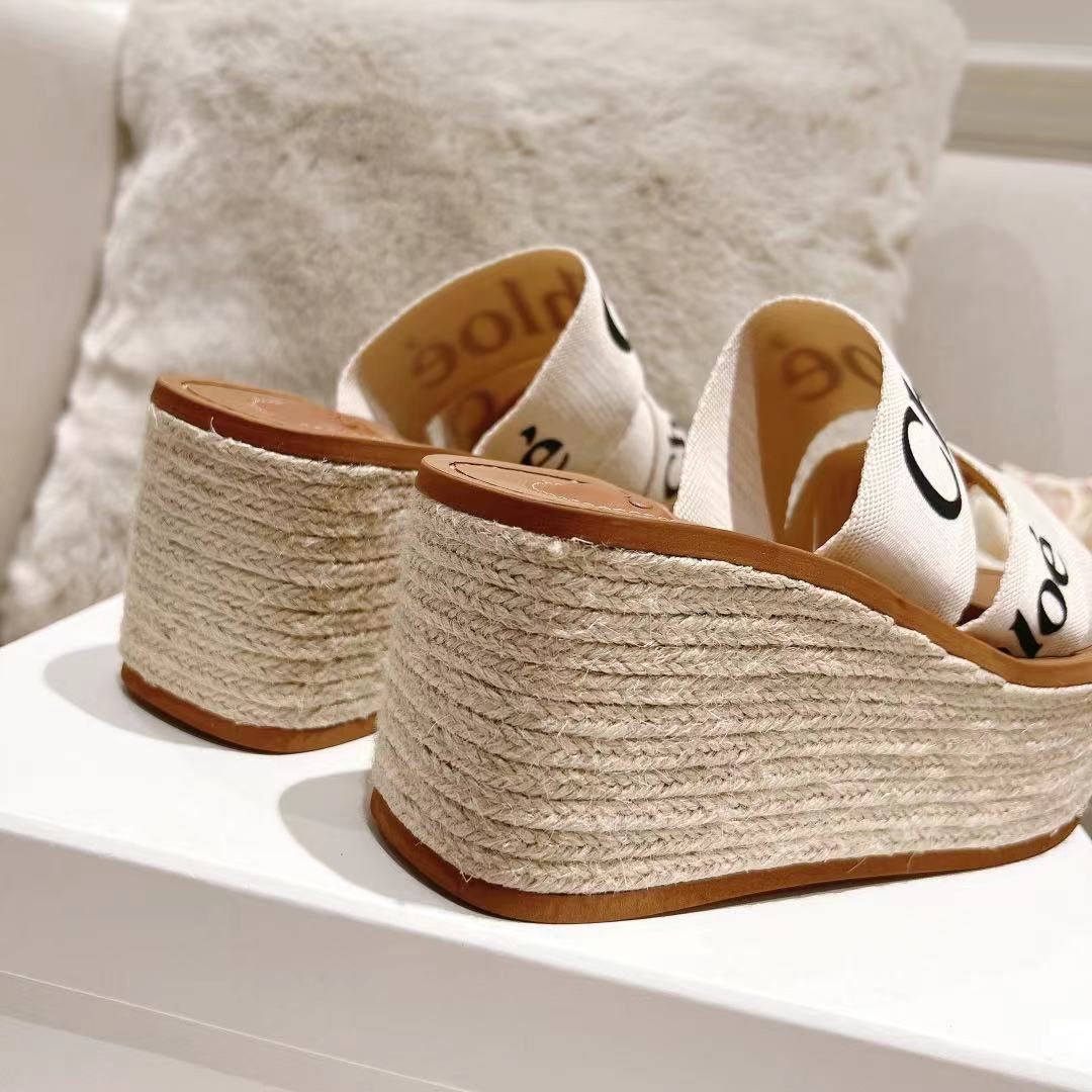 Chloe Woody Wedge Espadrille - 