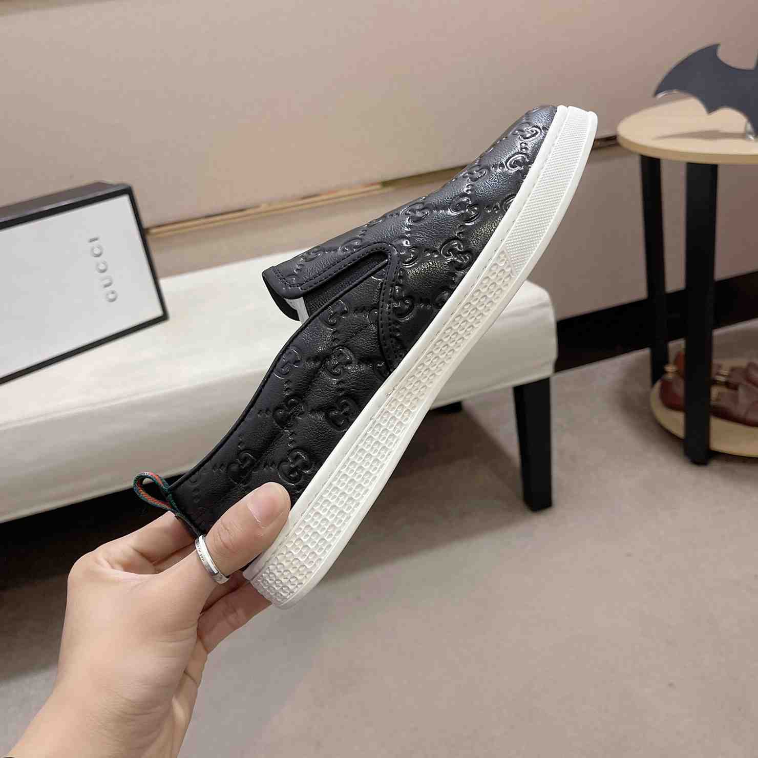 Gucci Signature Slip-on Sneakers - 
