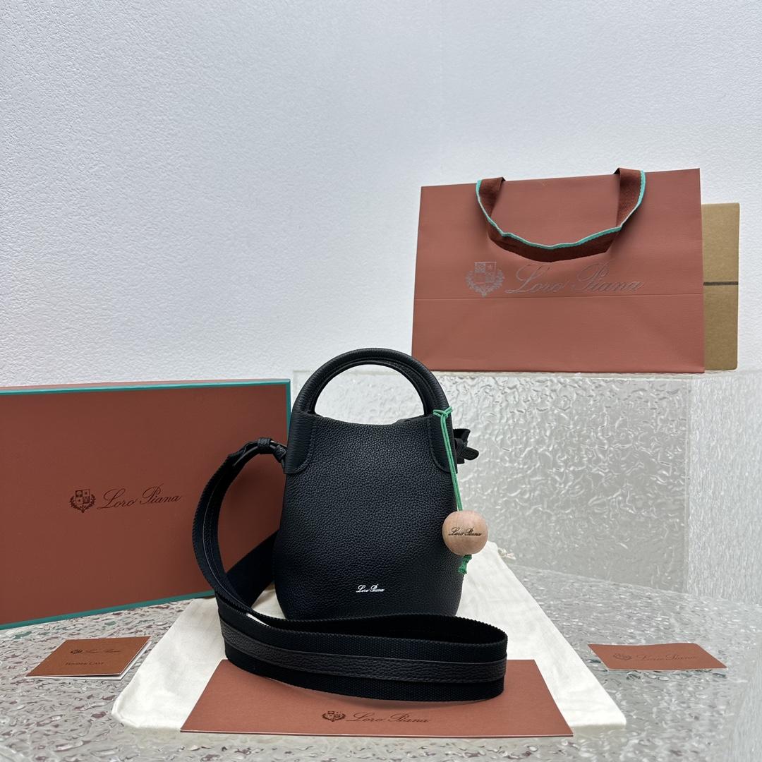 Loro Piana Micro Bale Bag  (14cm*14cm*18cm) - 