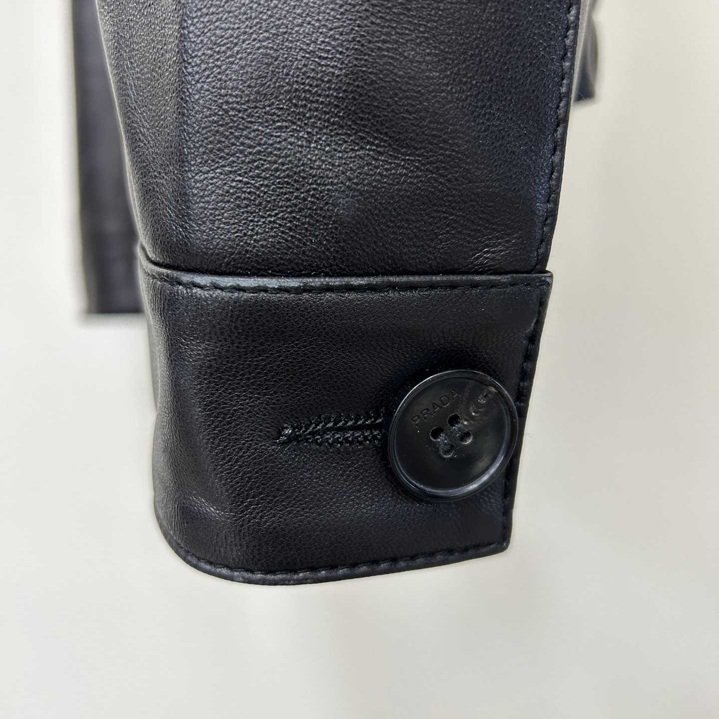 Prada Nappa Leather Blouson Jacket - 