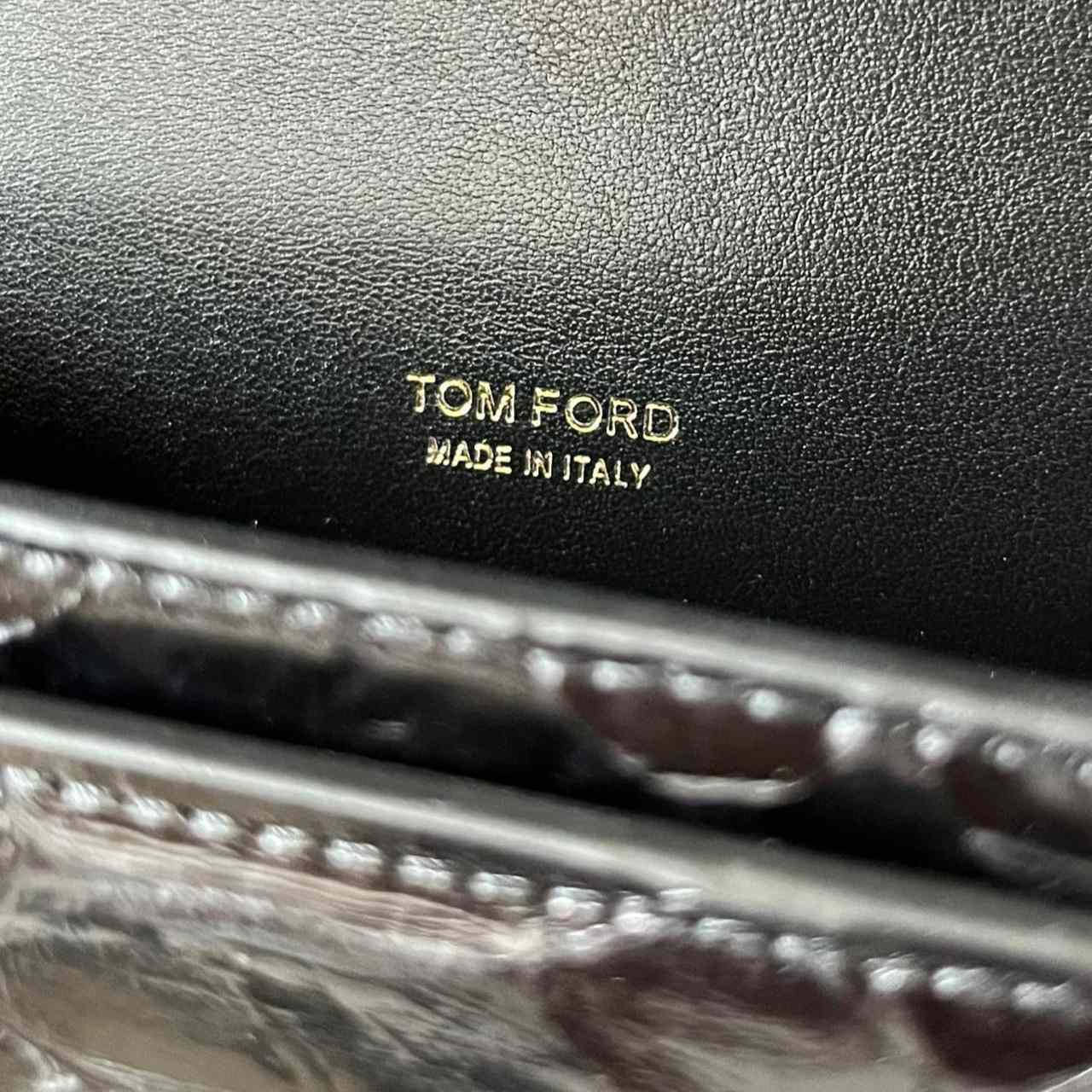 Tom Ford Leather TF Bag (21-13-6cm) - 