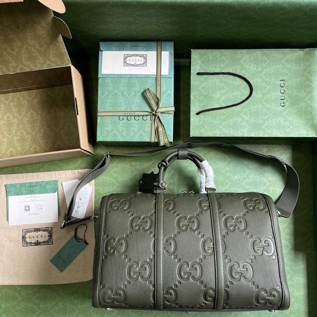 Gucci Jumbo GG Small Duffle Bag (45-29-25cm) - DesignerGu