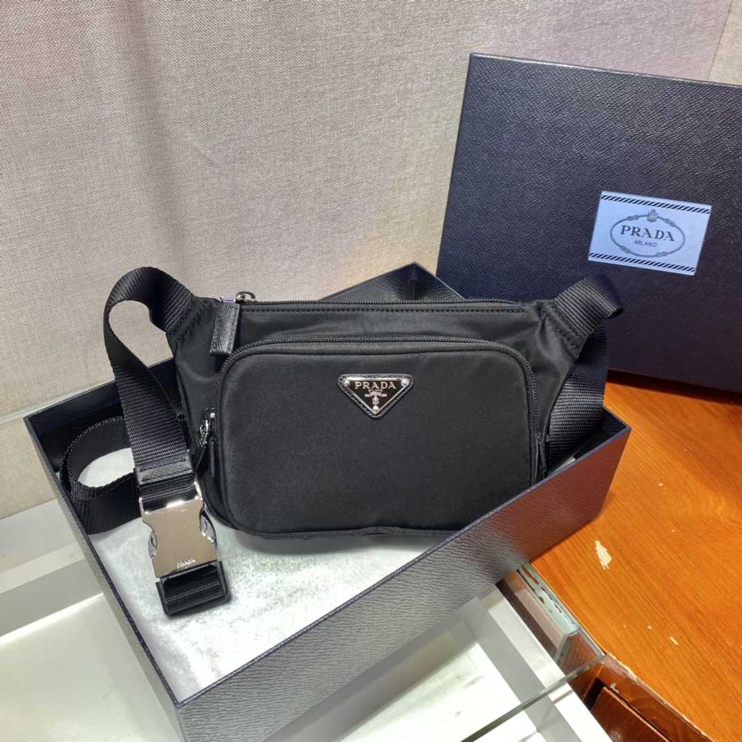 Prada Re-Nylon And Saffiano Leather Shoulder Bag - 