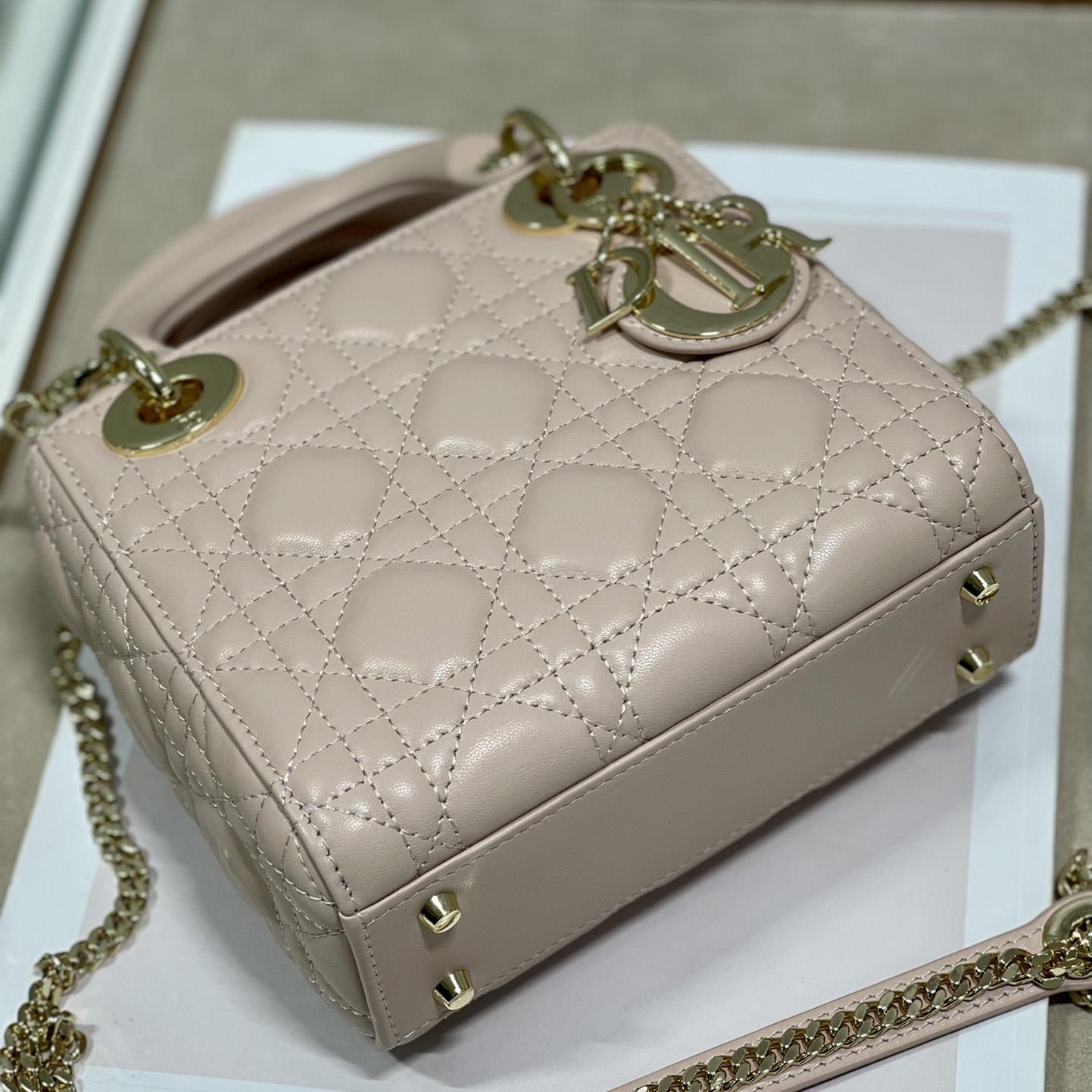 Dior Lady Dior Bag  (17 x 7.5x 14cm) - 