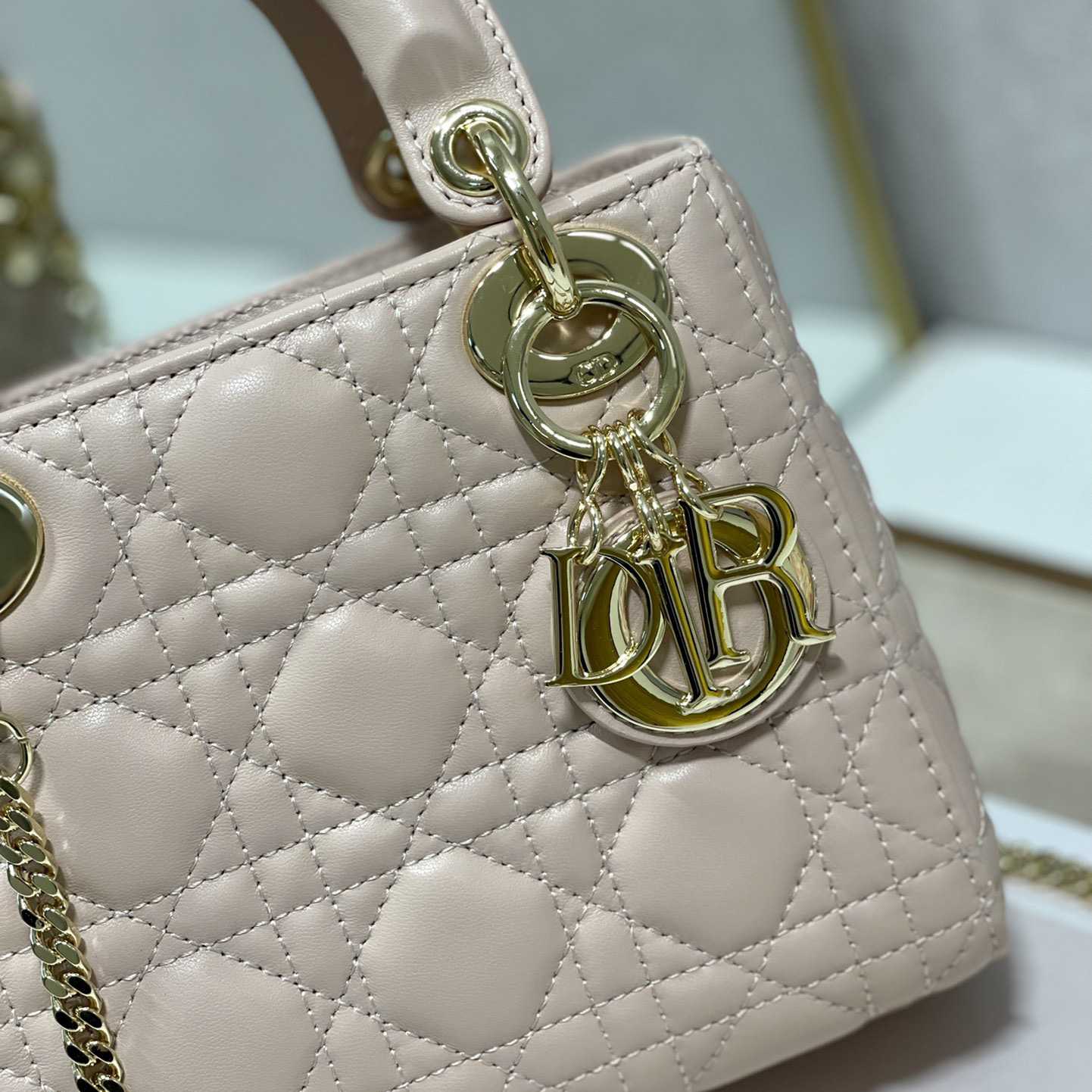 Dior Lady Dior Bag  (17 x 7.5x 14cm) - 