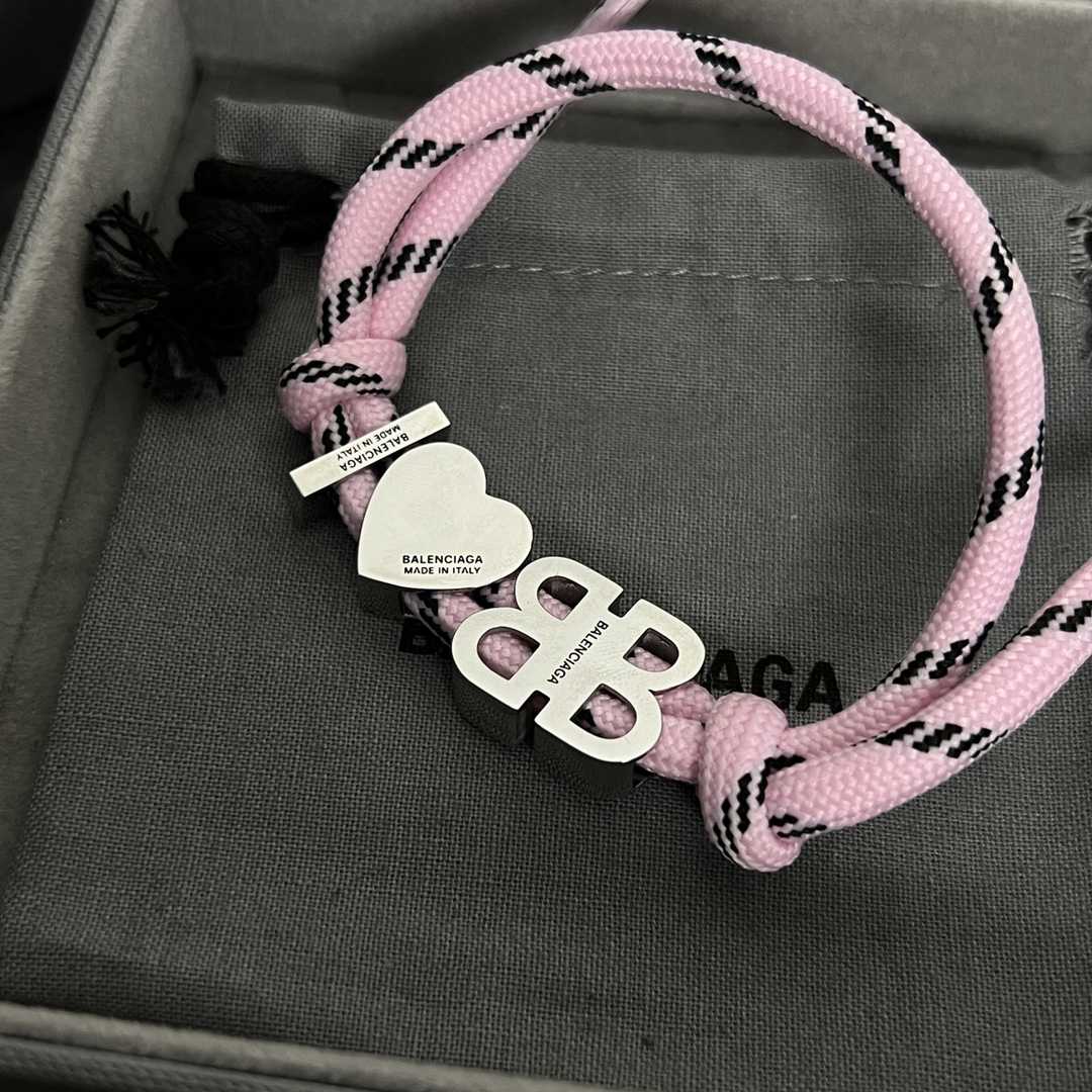 Balenciaga I <3 BB Bracelet In Pink - 