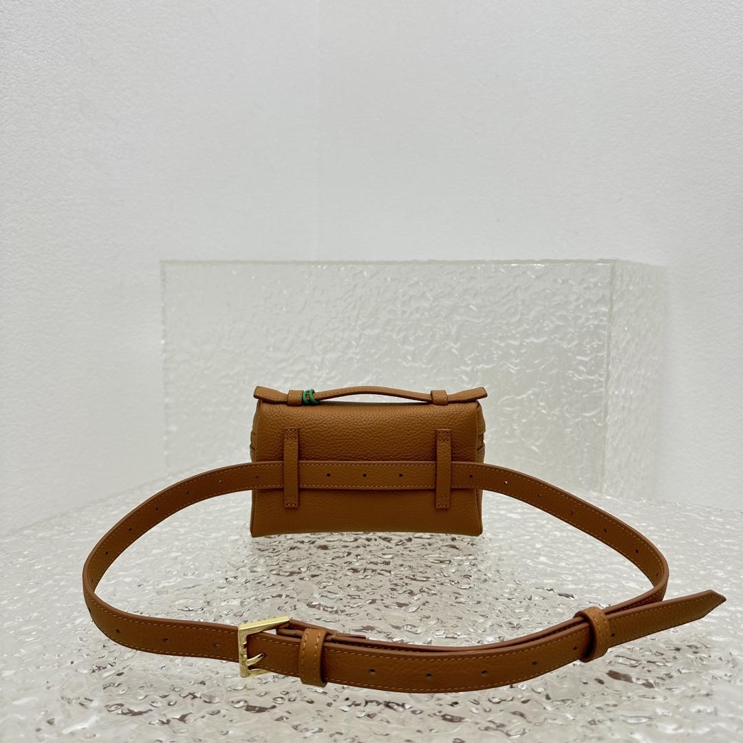 Loro Piana Extra pocket L16 Belt Bag  (16×6×10cm) - 