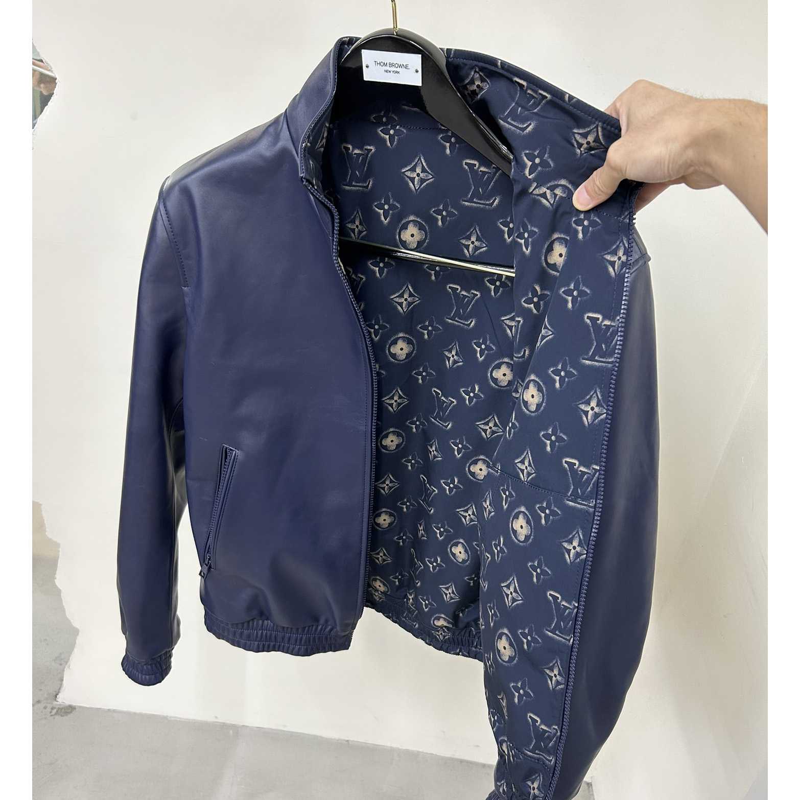 Louis Vuitton Monogram Reversible Leather Mix Blouson   1ABJGG - 
