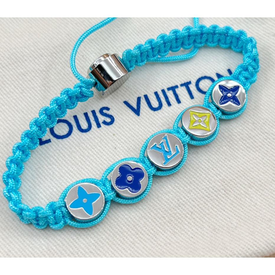 Louis Vuitton Monogram Colors Braided Bracelet   M1088A - 