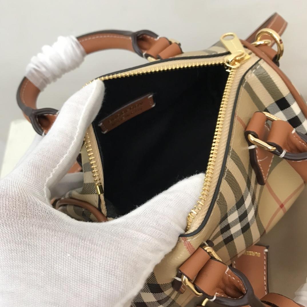 Burberry Check Mini Bowling Bag - 