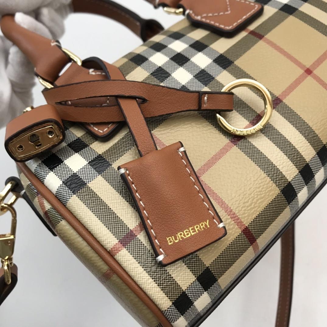 Burberry Check Mini Bowling Bag - 
