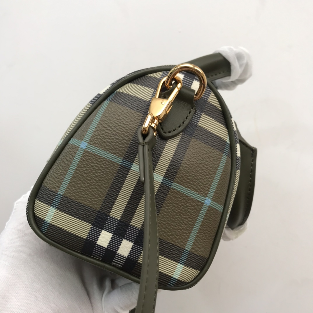 Burberry Check Mini Bowling Bag - 