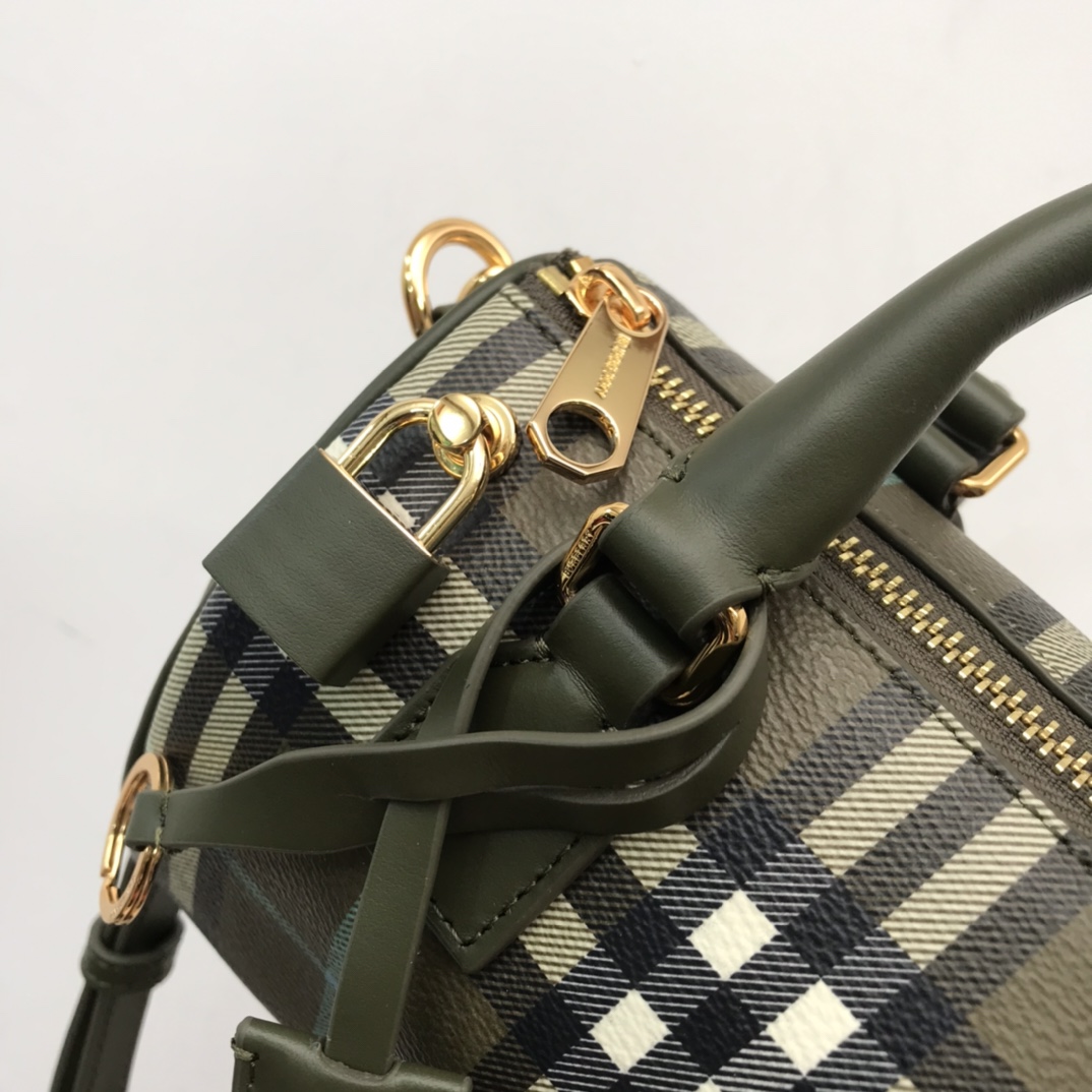 Burberry Check Mini Bowling Bag - 