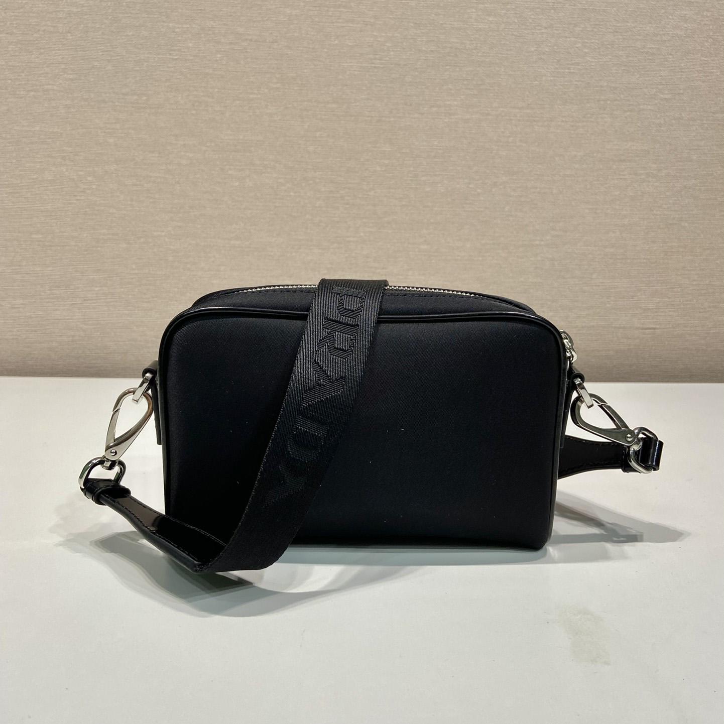 Prada Re-Nylon And Brushed Leather Shoulder Bag - 