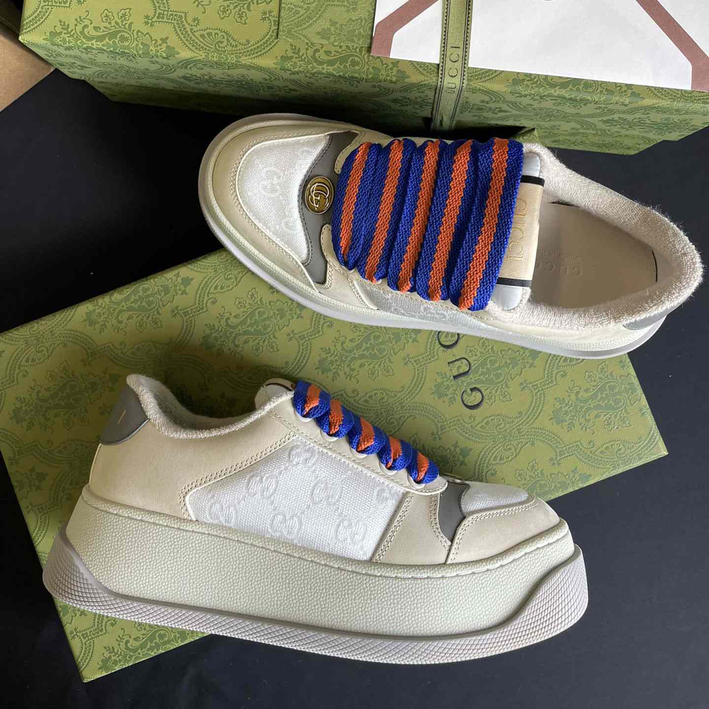Gucci Men's Screener GG Sneaker  - 