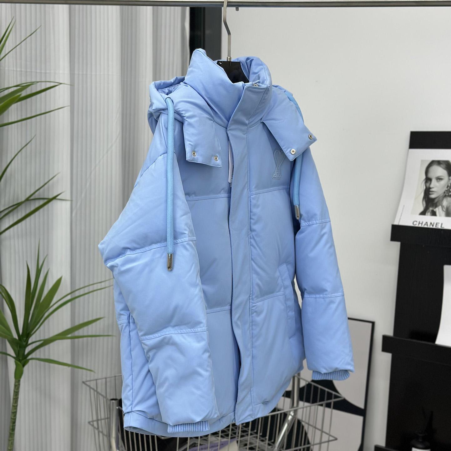 Ami Paris Ami De Coeur Puffer Jacket - 