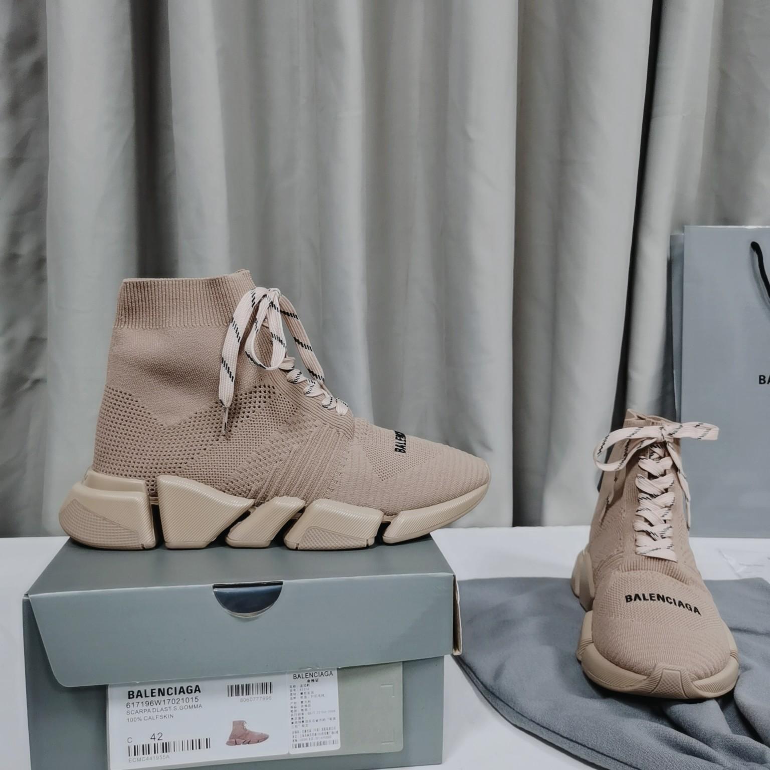 Balenciaga Speed 2.0 Lace Up Shoes - 