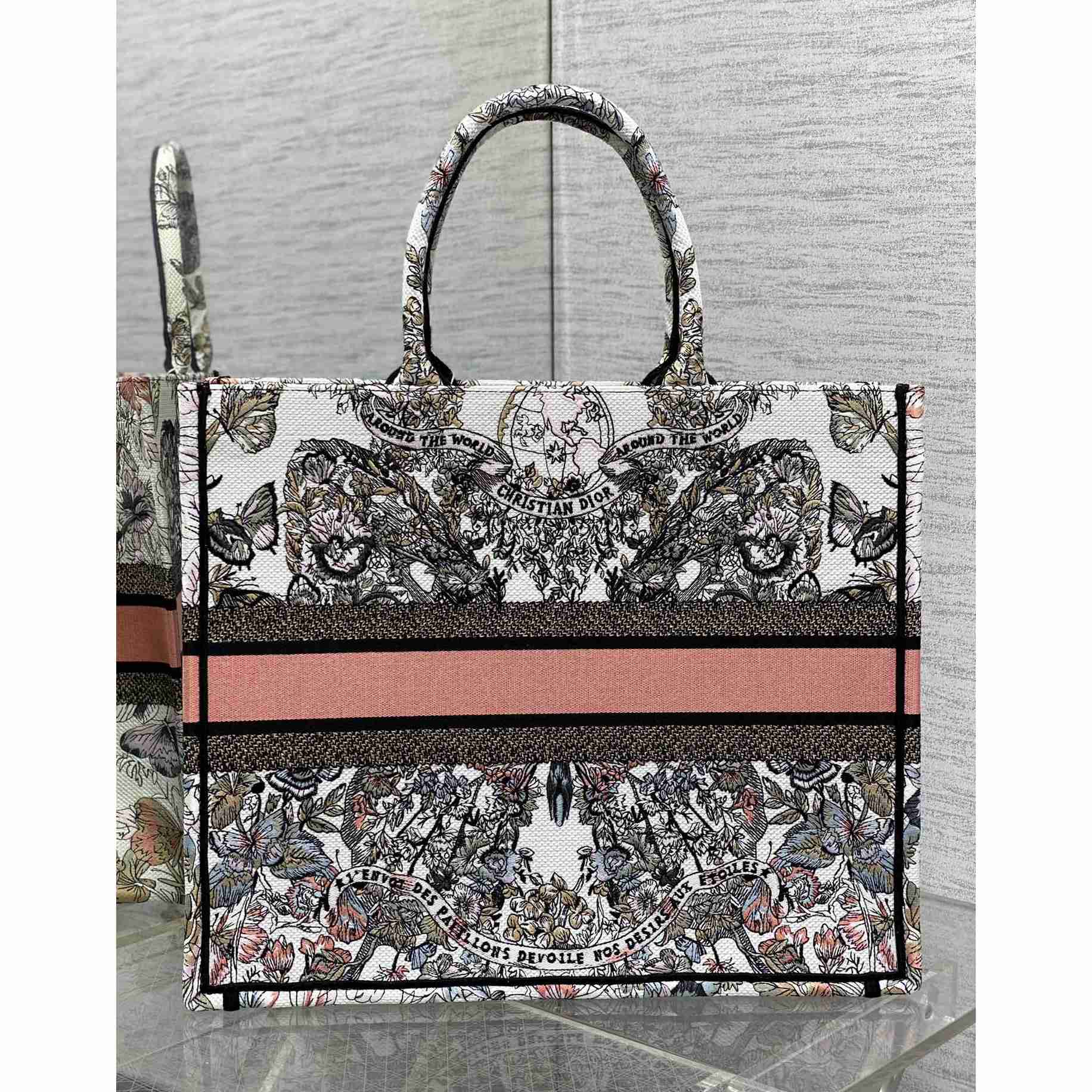 Dior Large Dior Book Tote - 