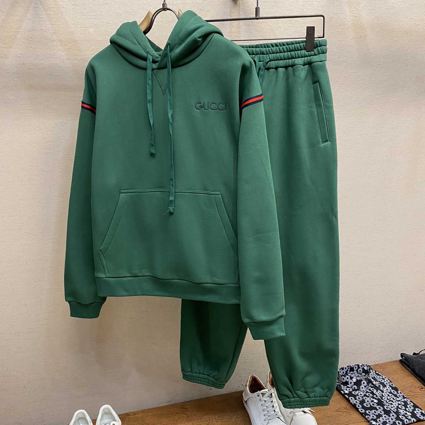 Gucci Cotton Jersey Track Pant With Web - 
