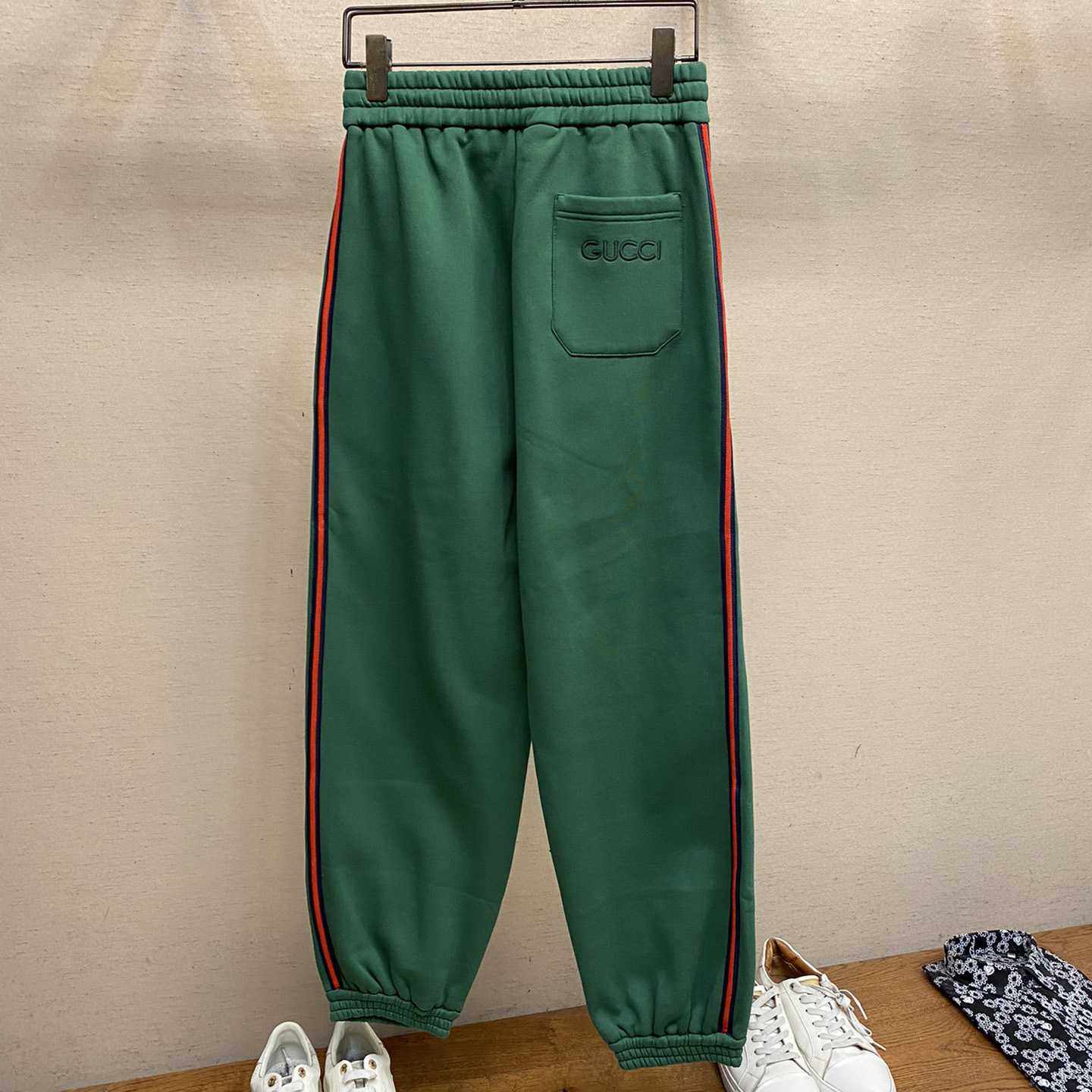 Gucci Cotton Jersey Track Pant With Web - 