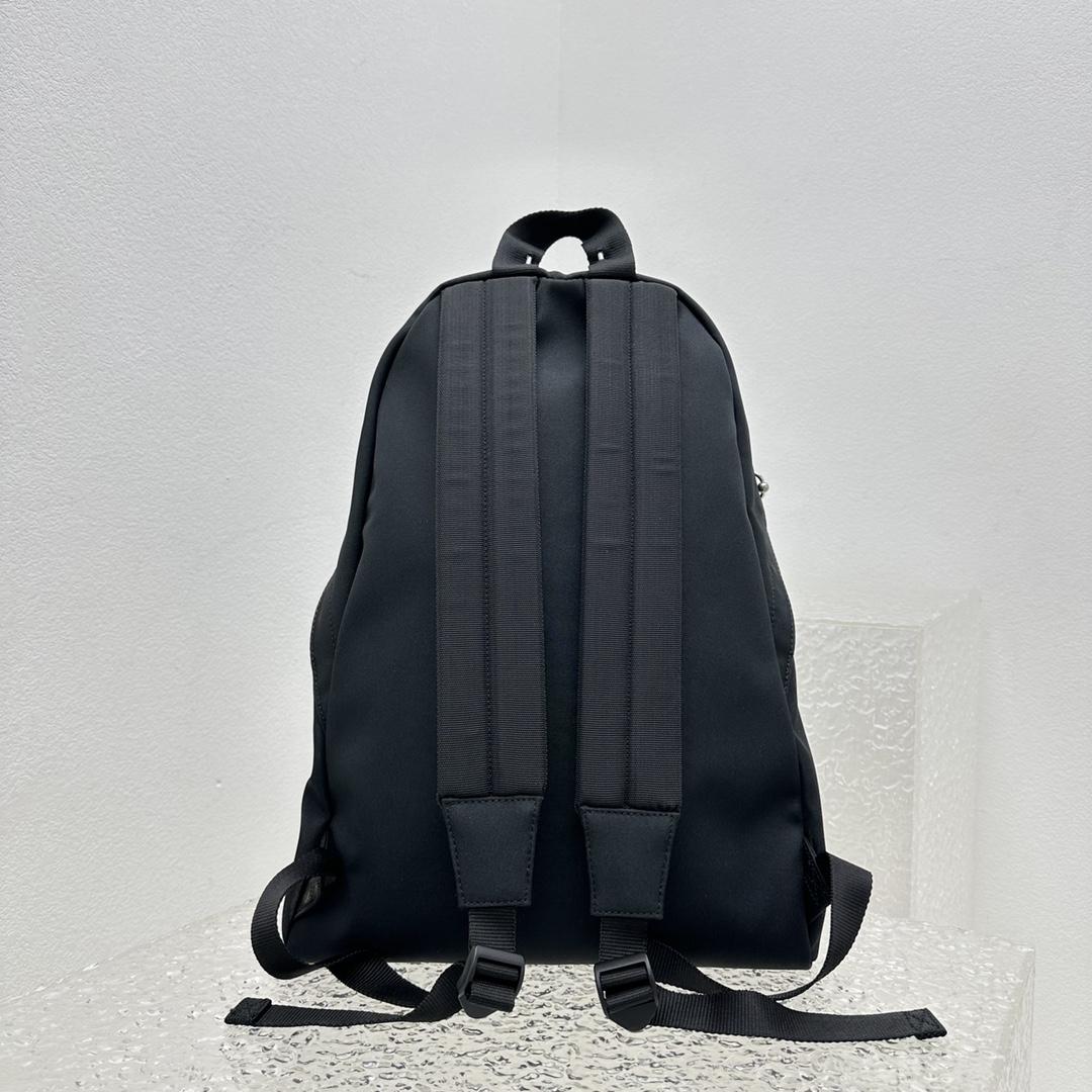 Balenciaga Explorer Backpack With Piercings In Black - 