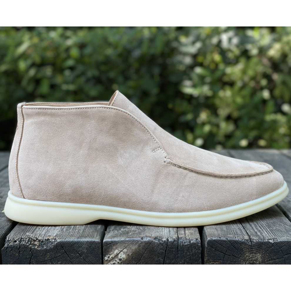 Loro Piana White Sole Summer Walk Loafers - 