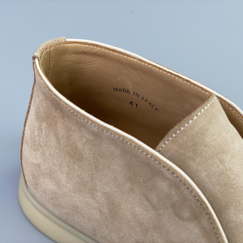 Loro Piana White Sole Summer Walk Loafers - 