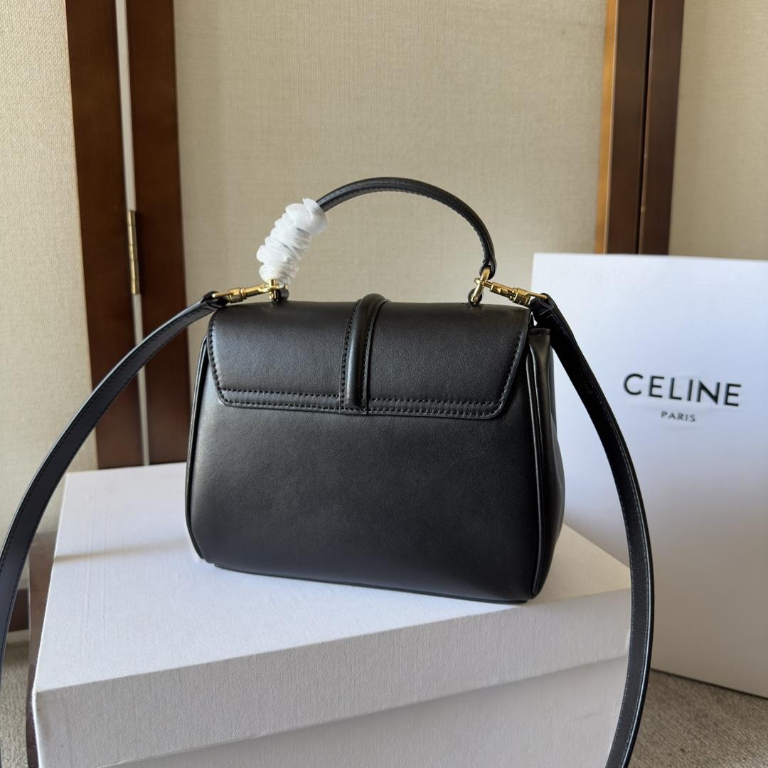 Celine Mini 16 In Satinated Calfskin - 