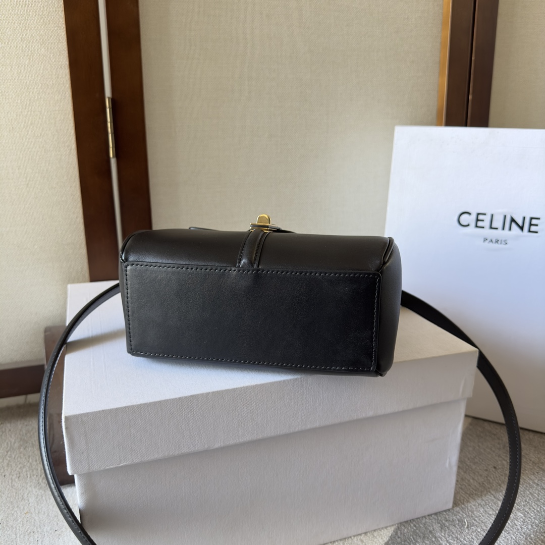Celine Mini 16 In Satinated Calfskin - 