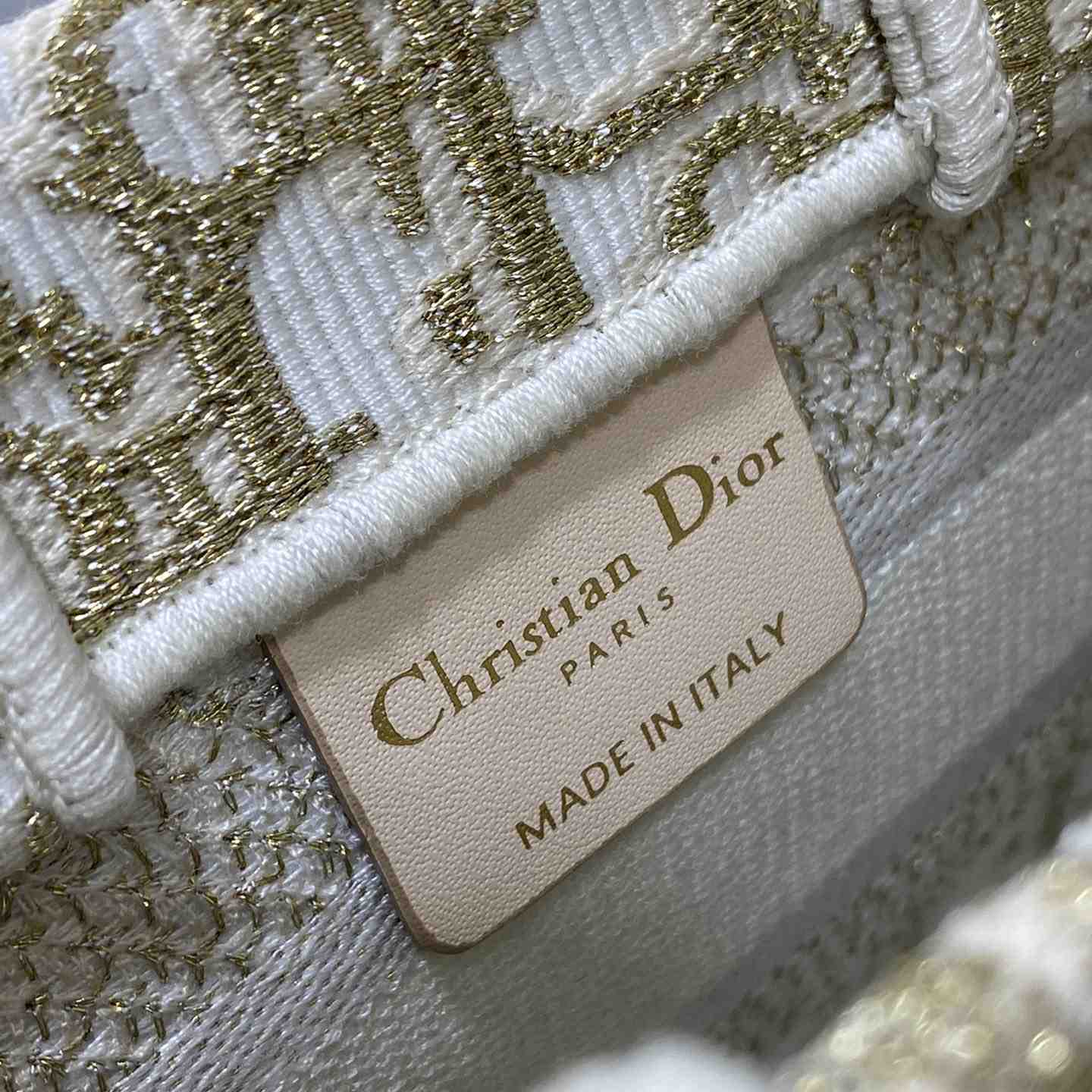 Dior Mini Dior Book Tote With Strap - 