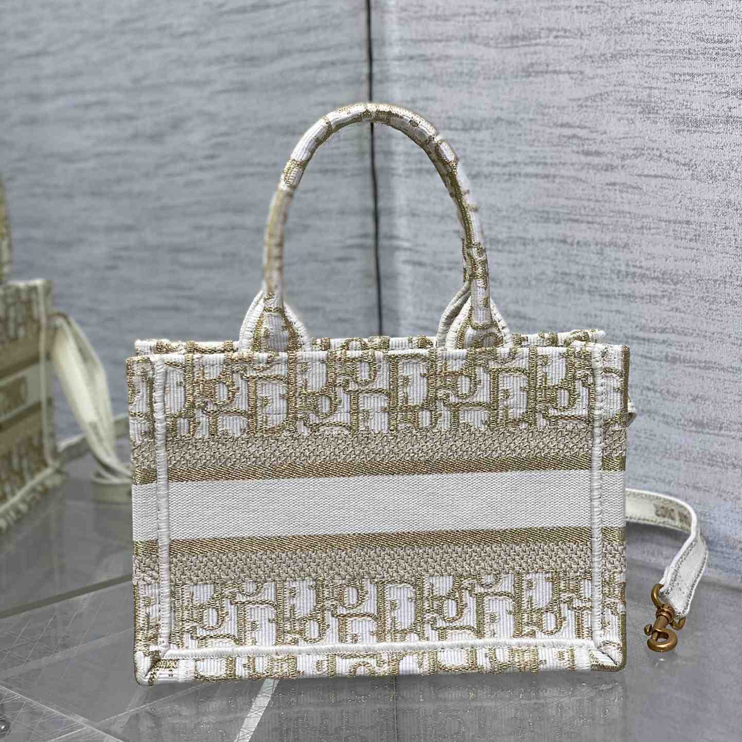 Dior Mini Dior Book Tote With Strap - 