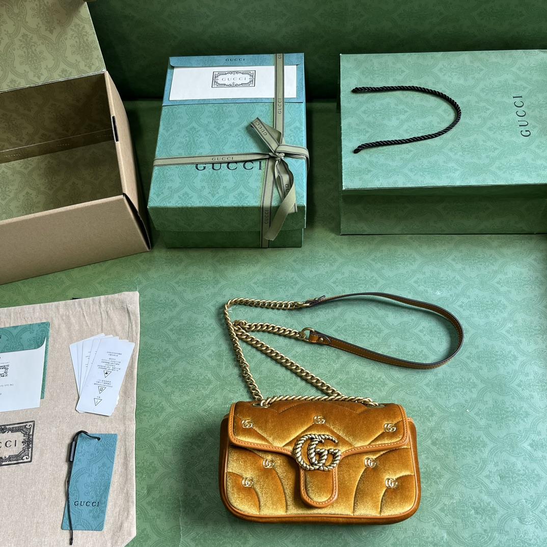 Gucci GG Marmont Mini Shoulder Bag - 