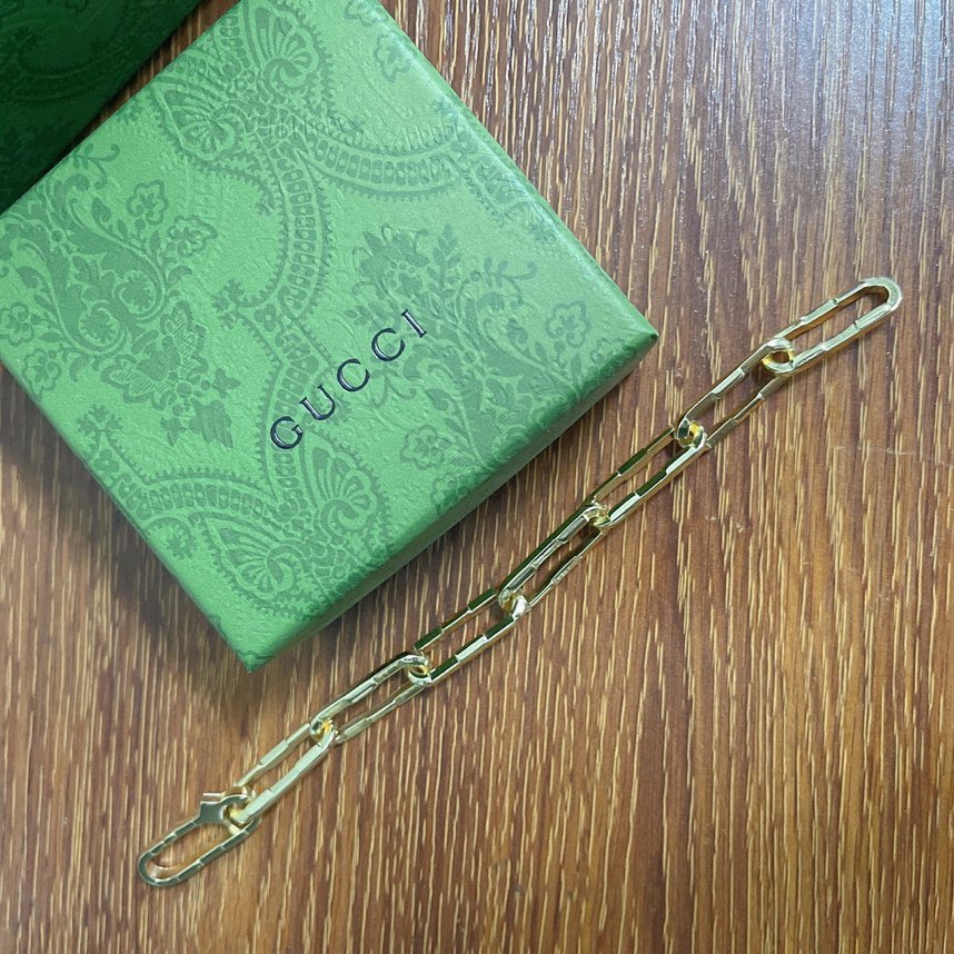 Gucci Link To Love Wide Chain Bracelet - 