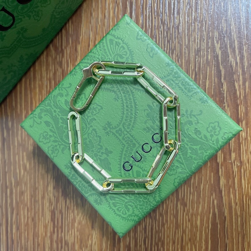 Gucci Link To Love Wide Chain Bracelet - 