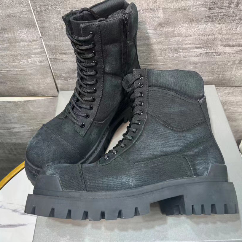 Balenciaga Men's Combat Strike 20mm Boot - 