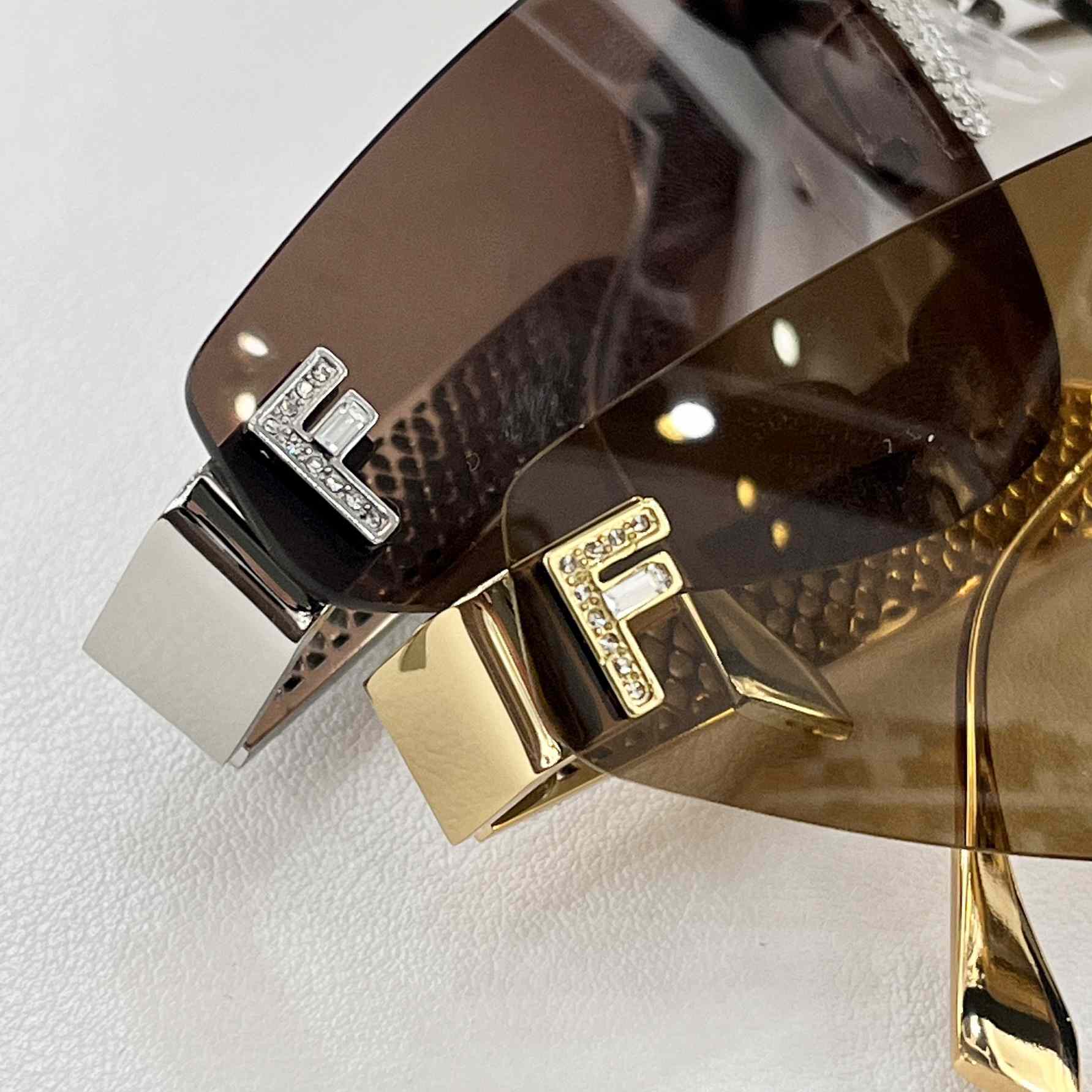 Fendi First Crystal Metal Sunglasses      FOL084V1 - 