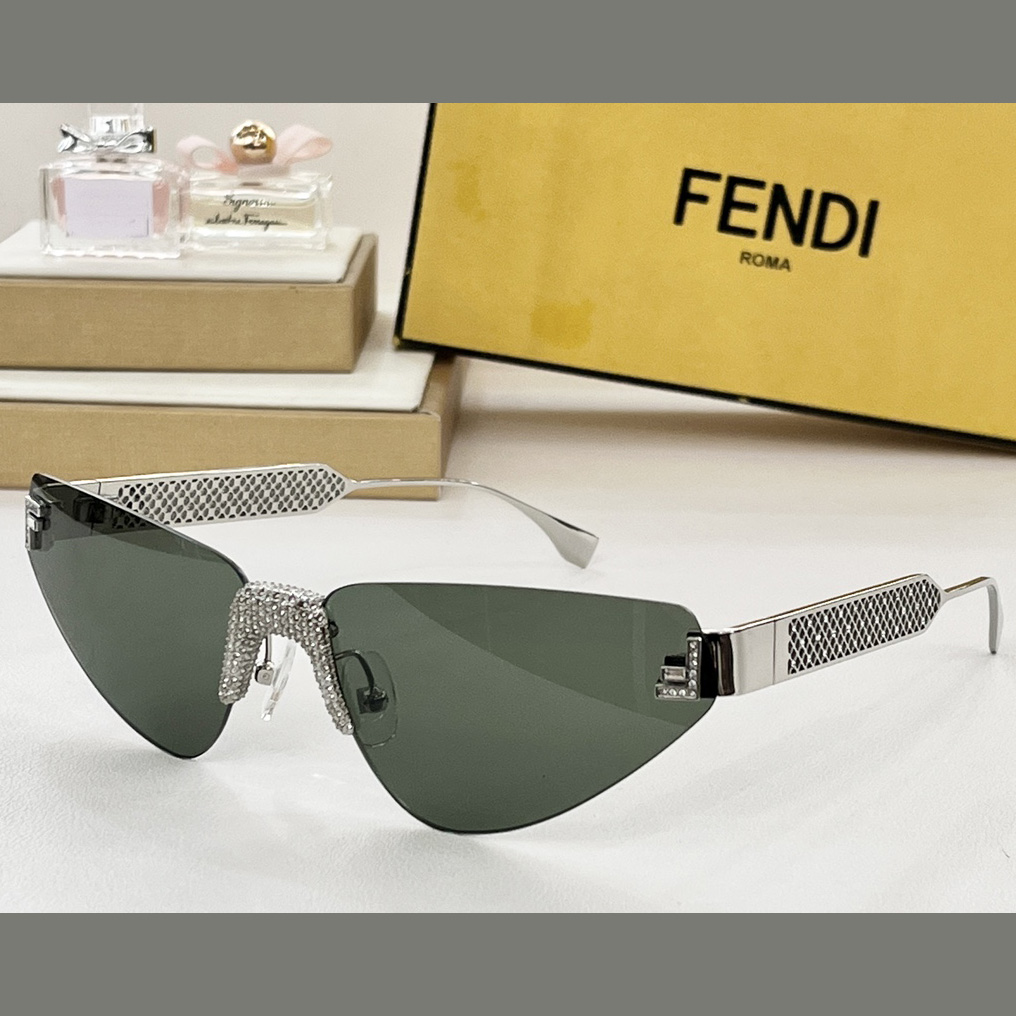 Fendi First Crystal Metal Sunglasses      FOL084V1 - 