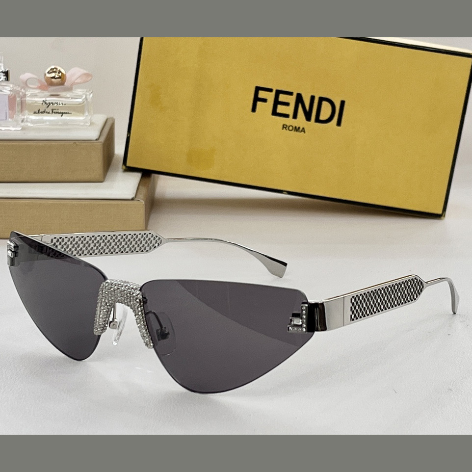 Fendi First Crystal Metal Sunglasses      FOL084V1 - 