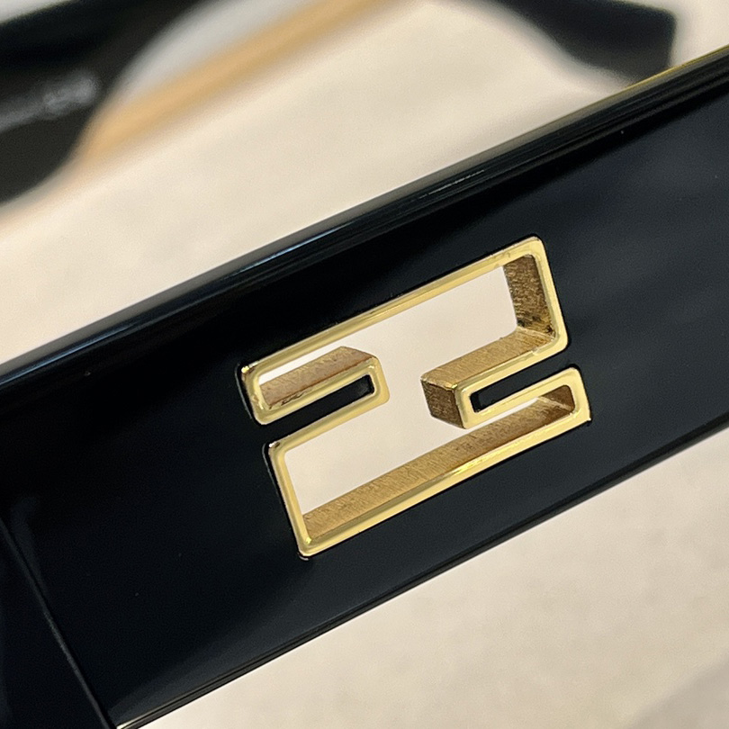 Fendi Baguette Black Acetate Sunglasses - 
